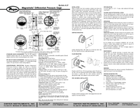 Thumbnail of document Manual - Series 2000 Magnehelic Differential Pressure Gages